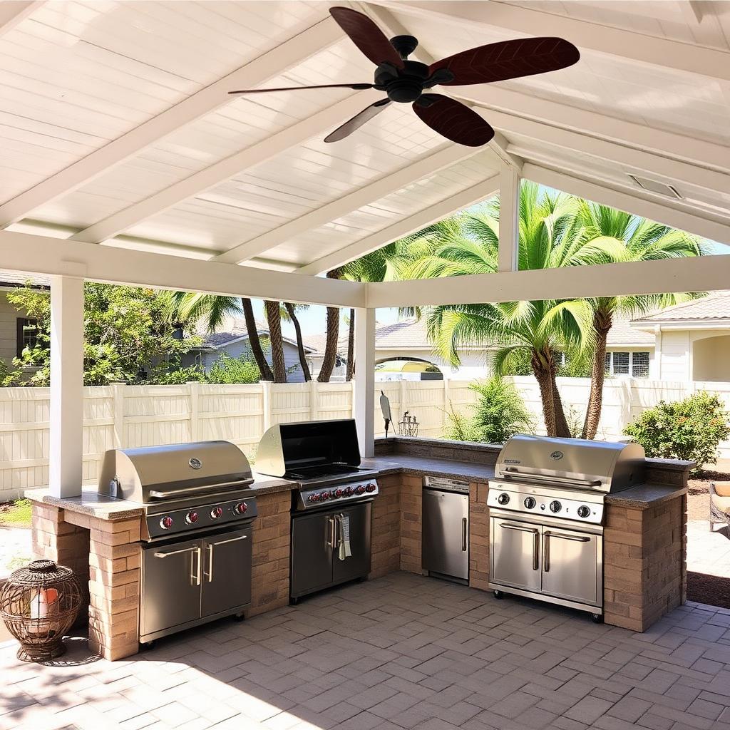 Cocina Exterior + Extensión de Lanai